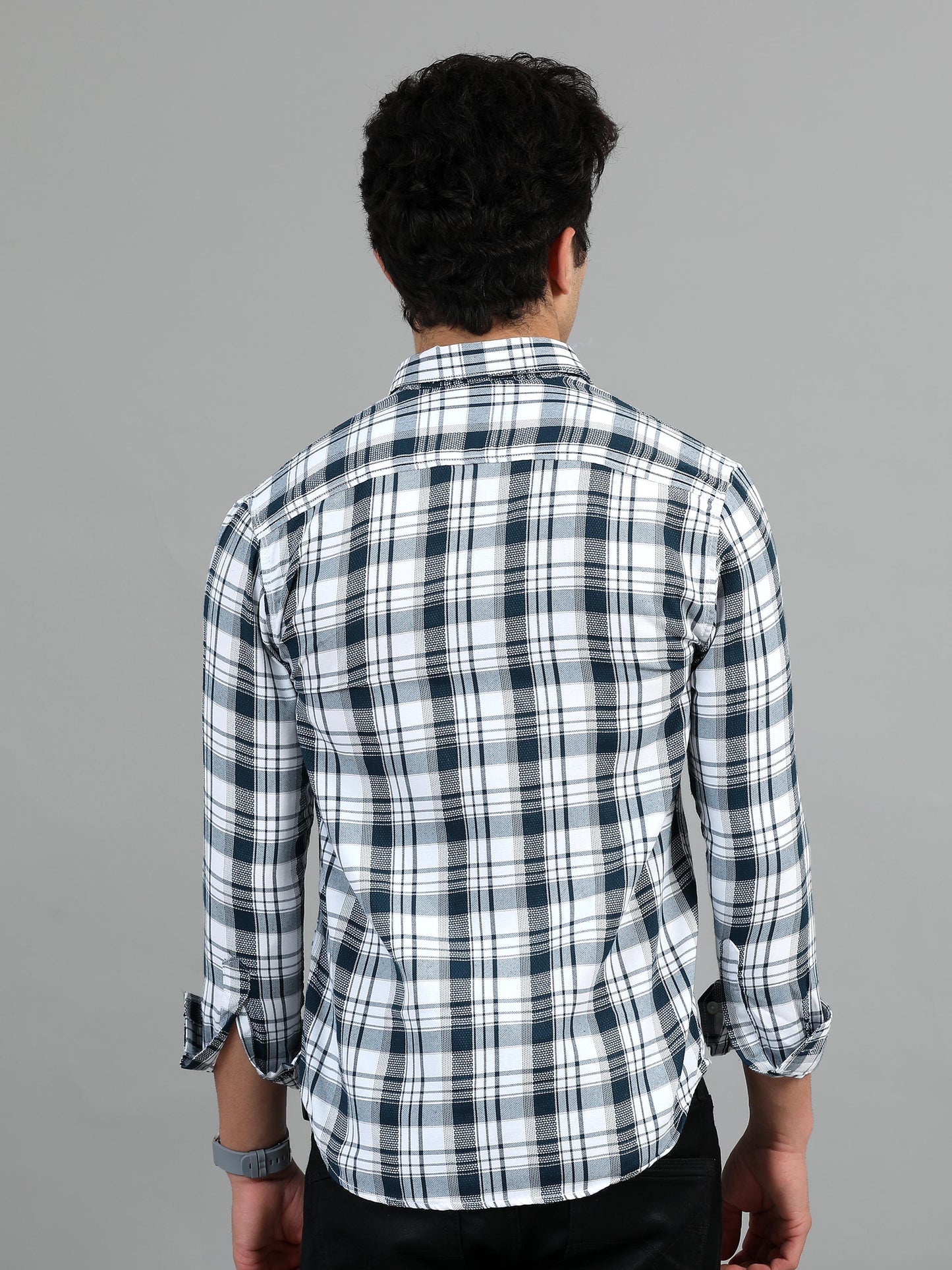 Hanoi Nile Blue Timeless Check Shirt