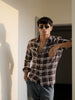 Finland Brown Checkered Shirt