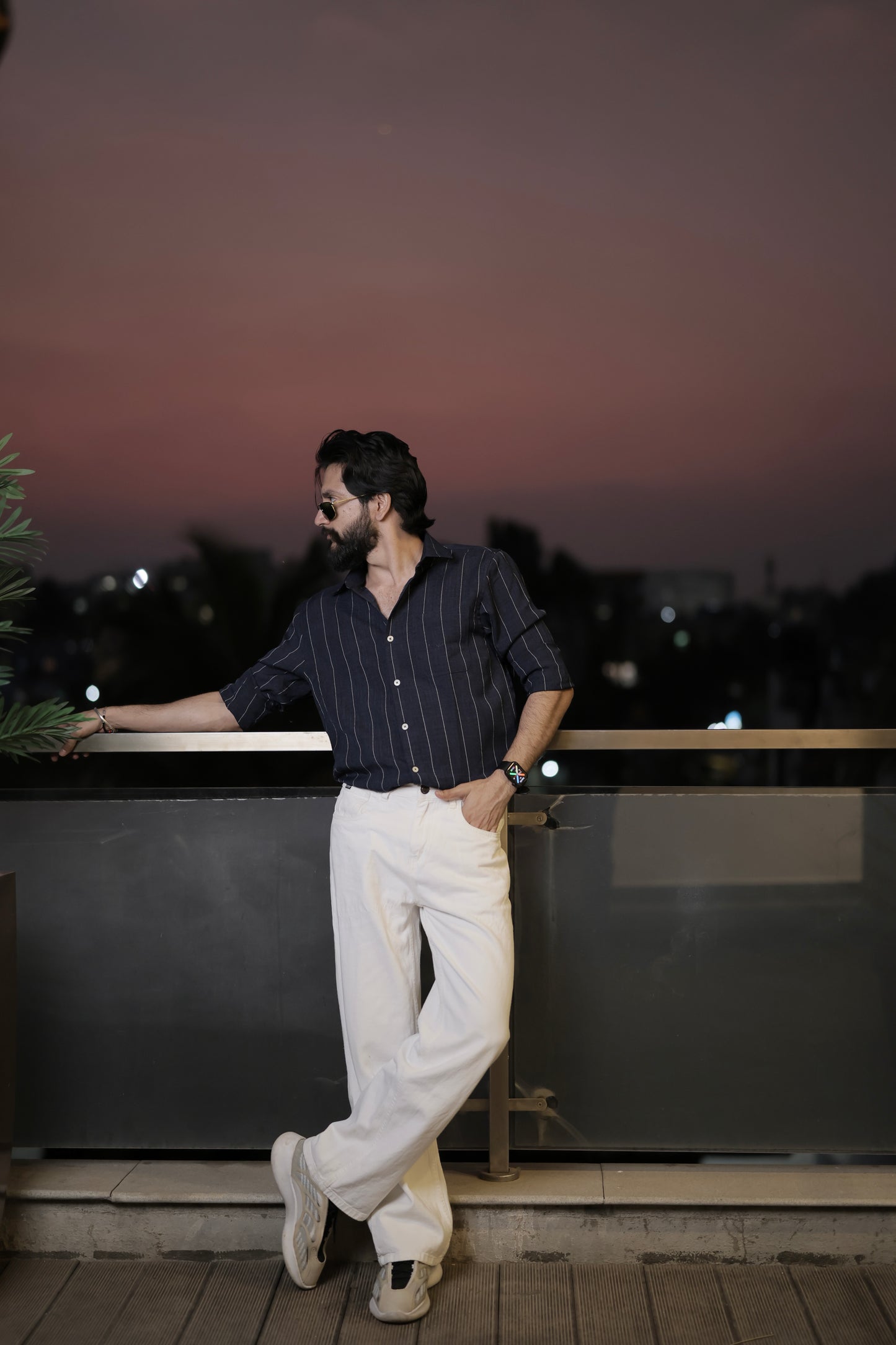 Dunkirk Navy Striped Shirt