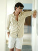 Mongolia Yellow Stripe Shirt