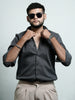Hardford Grey Solid Shirt