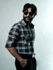 Finland Dark Black Check Shirt