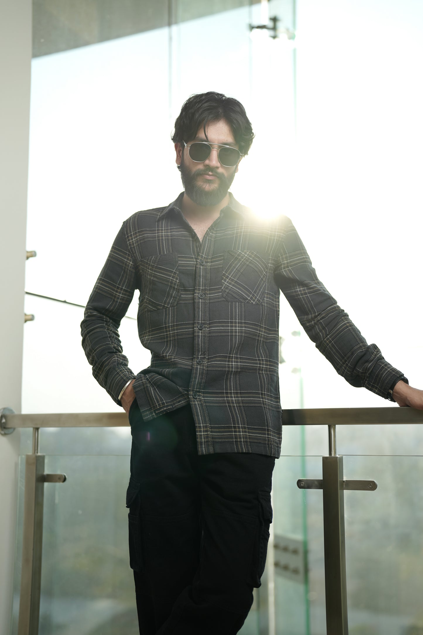 Finland Green Check Shirt