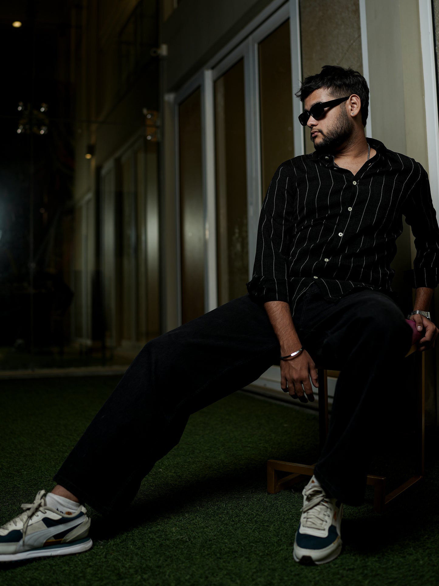 Dunkirk Black Stripe Shirt