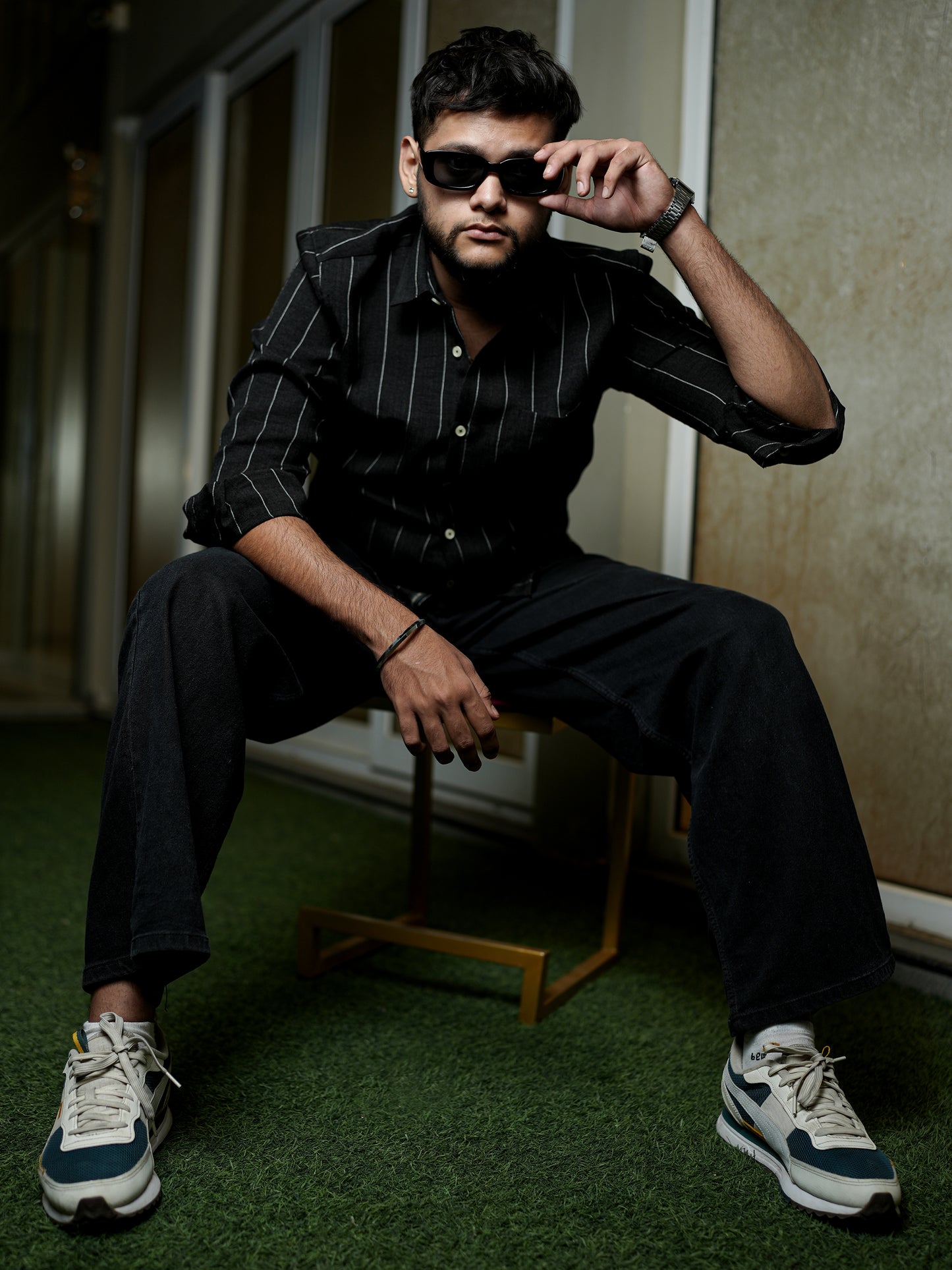 Dunkirk Black Stripe Shirt