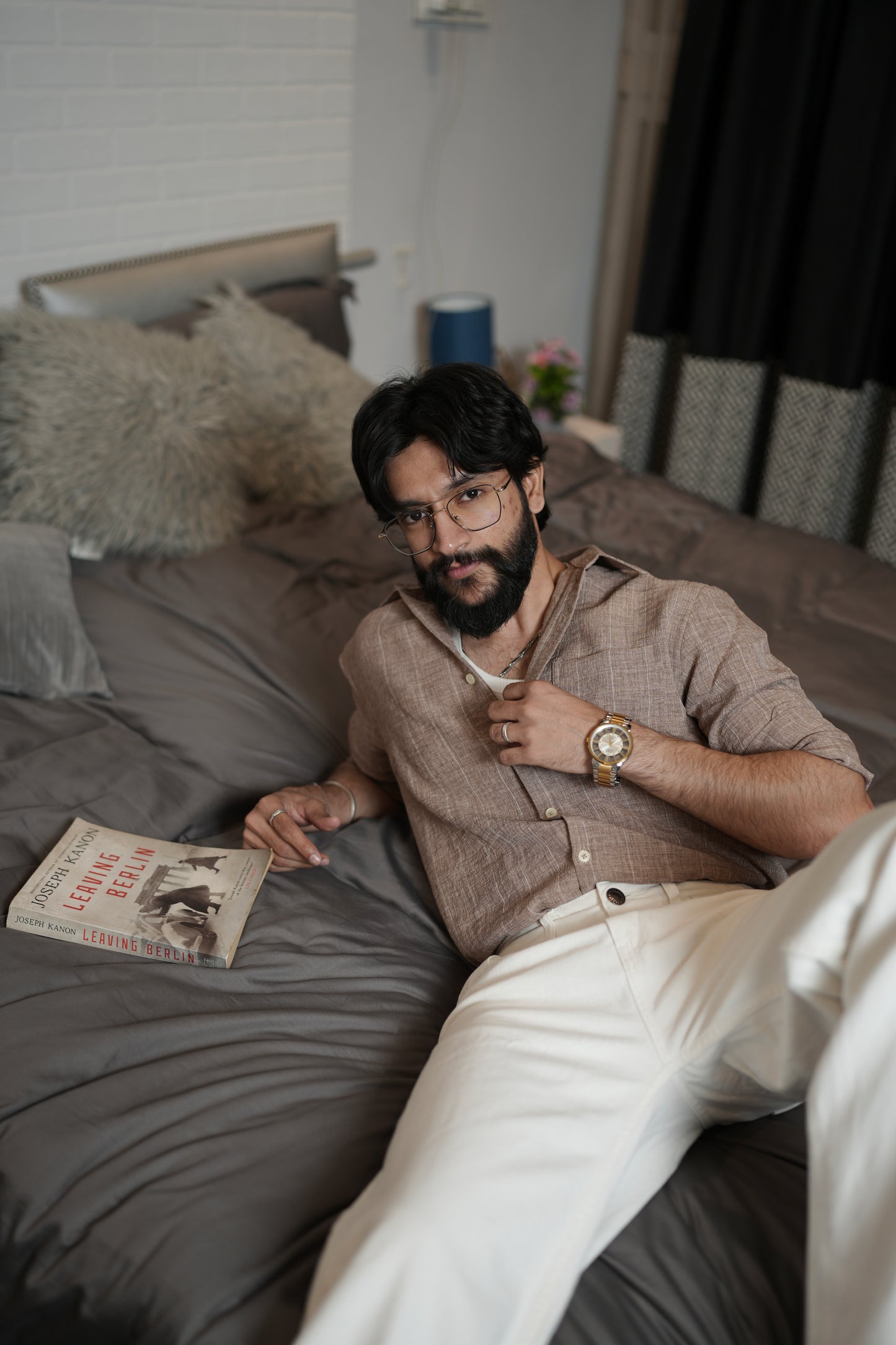 Dunkirk Brown Stripe Shirt