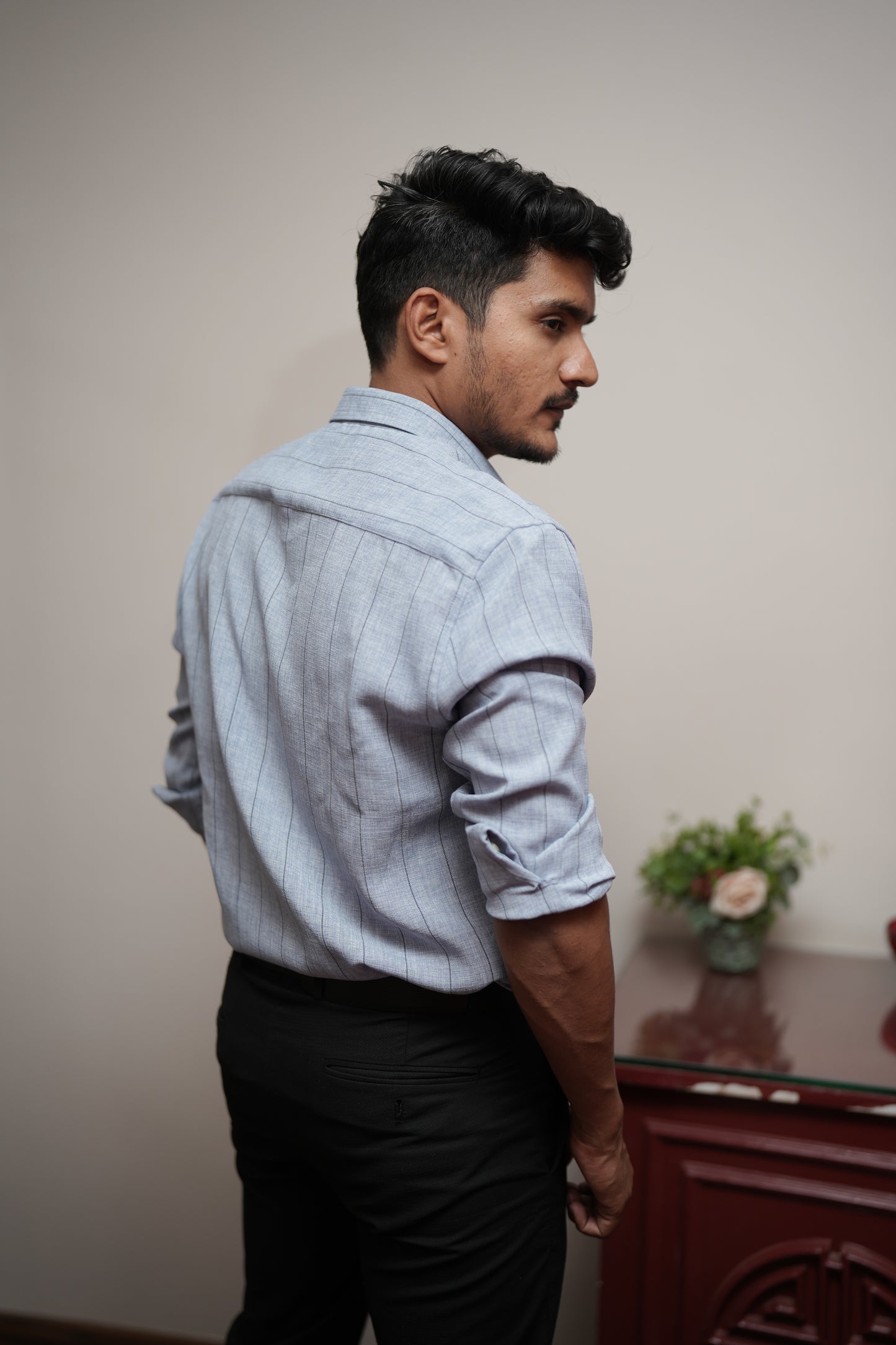 Dunkirk Grey Stripe Shirt