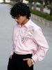 Oslo Pink Printed solid shirt
