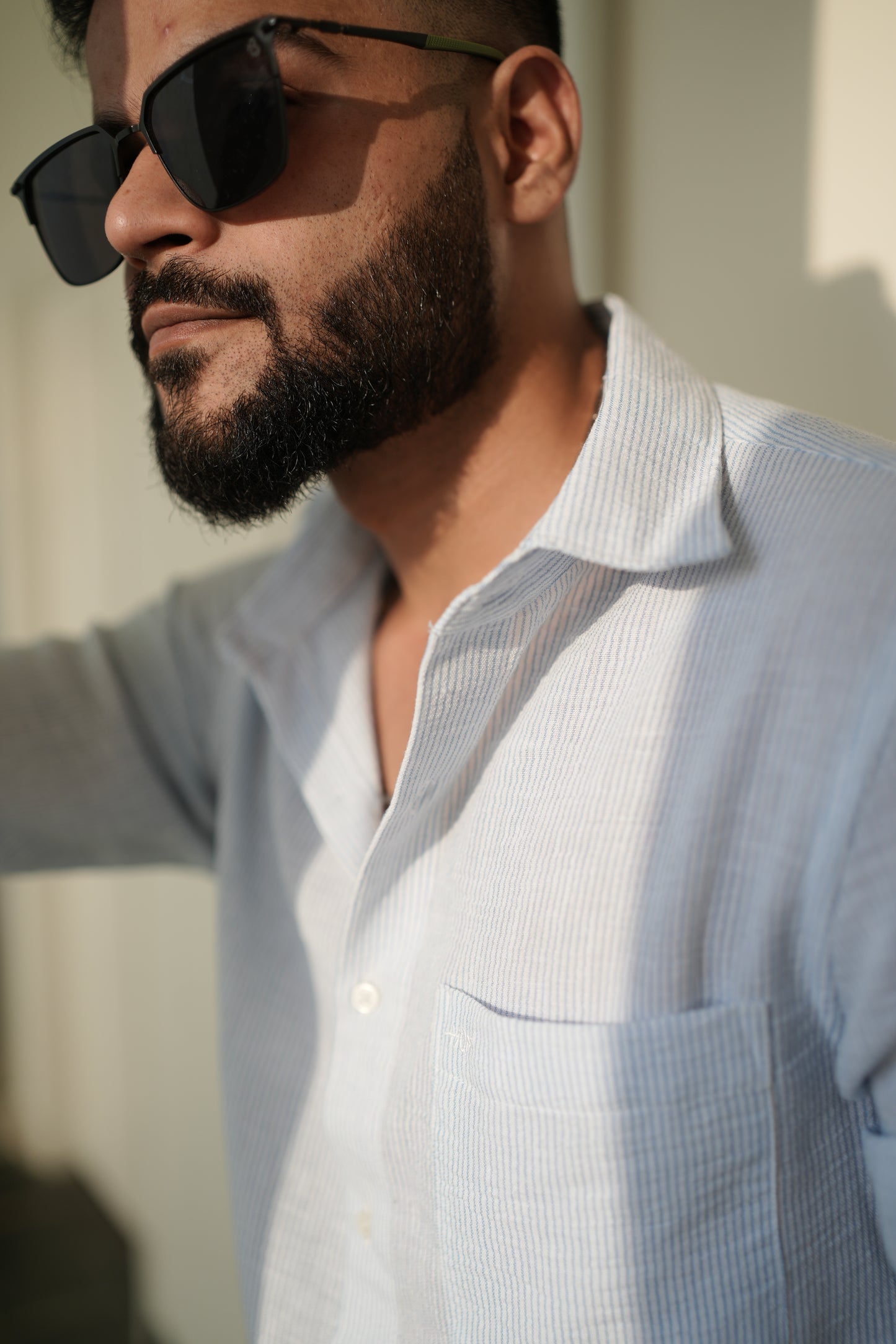Venice Powder Striped Shirt
