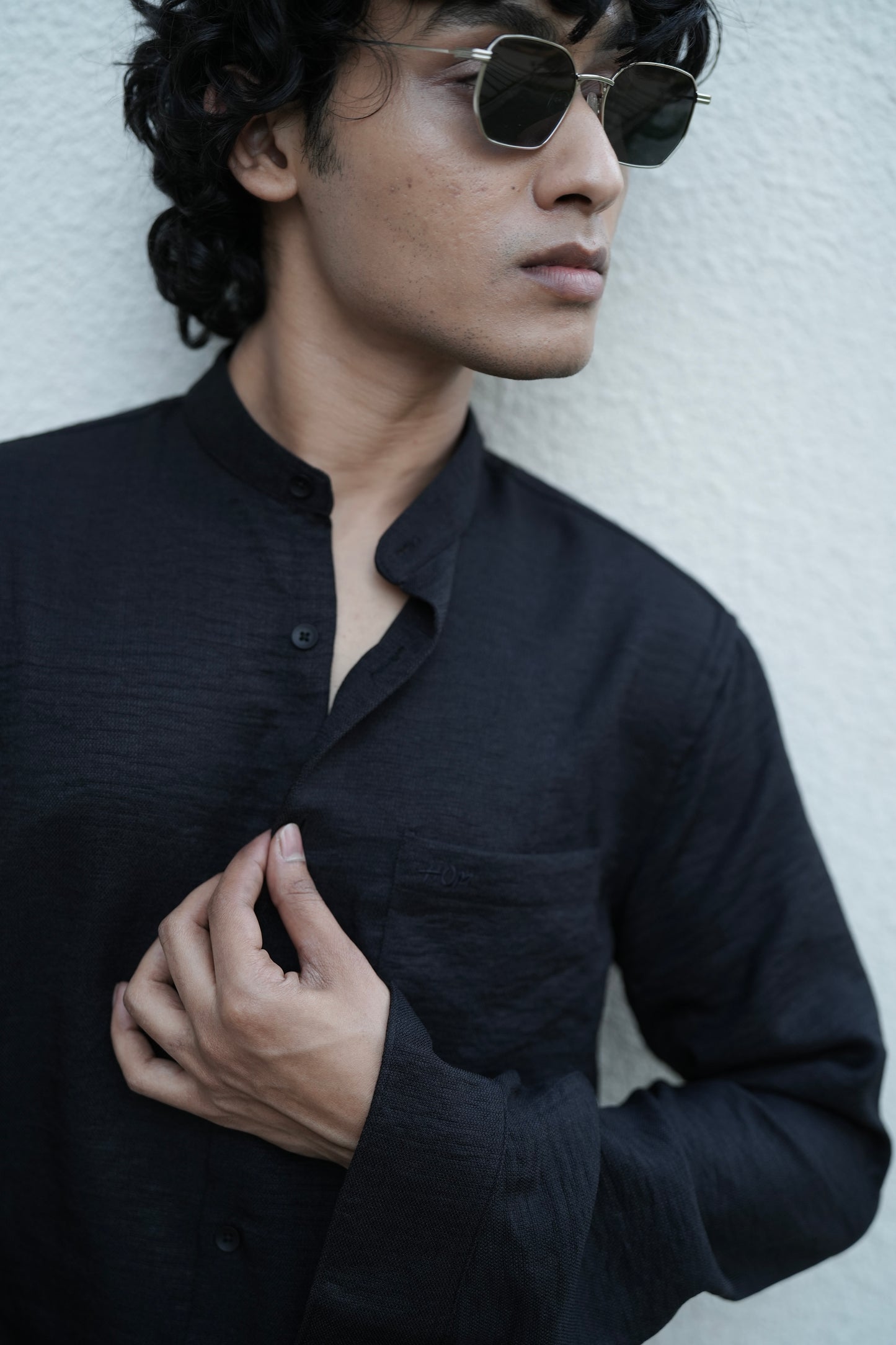 Bali Black Solid Shirt