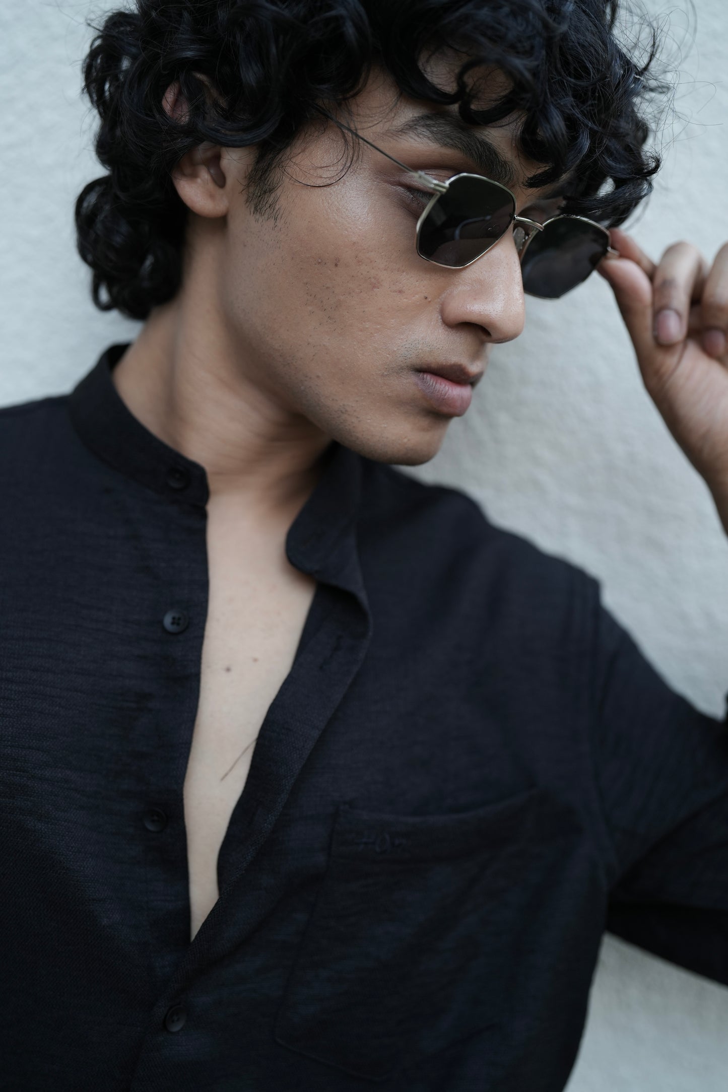 Bali Black Solid Shirt