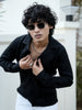 Saudi black solid Shirt