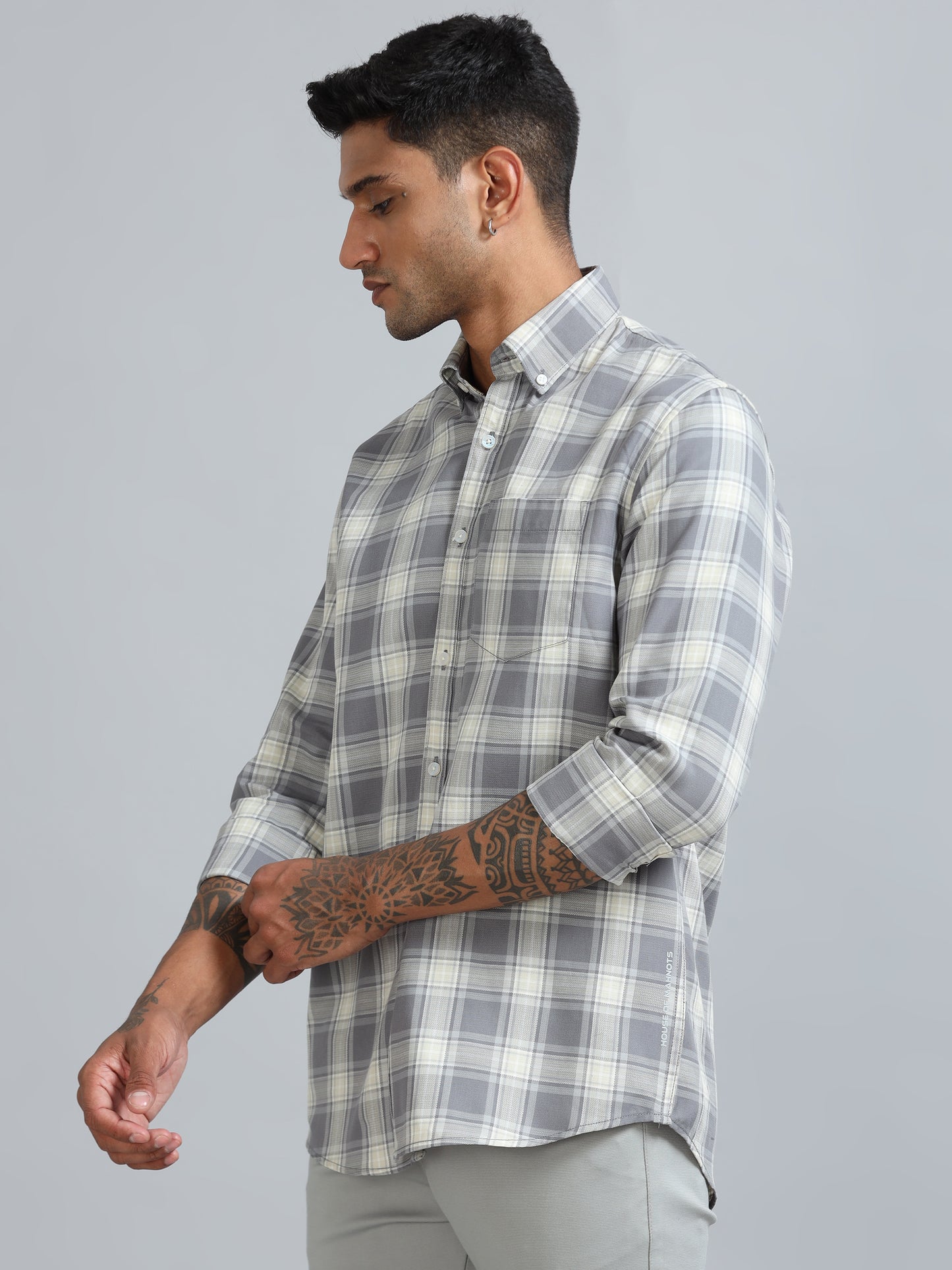 Galway Grey Checks Shirt