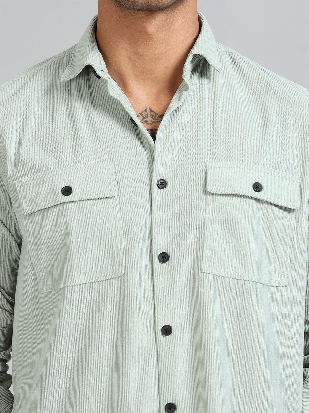 Basel Pista Corduroy Double Pocket Shirt