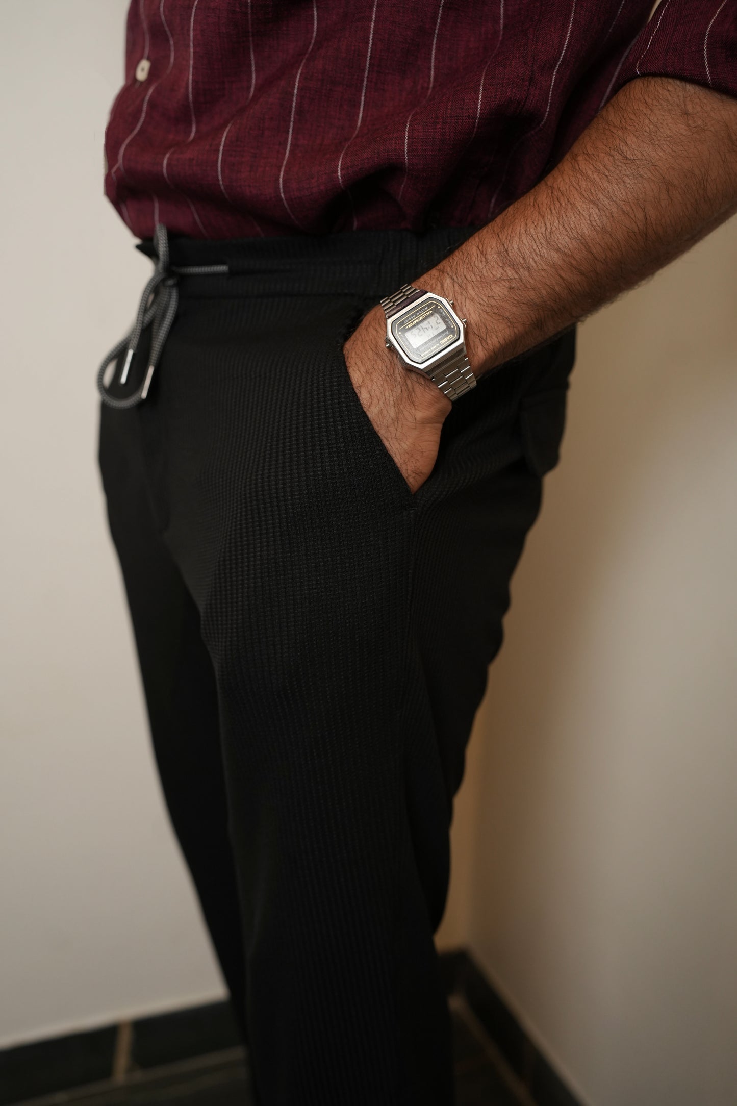 Orion Black Trouser